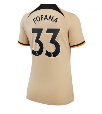Chelsea Wesley Fofana #33 Tredjedrakt Kvinner 2022-23 Kortermet